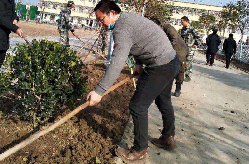 冬日暖陽 師生互動 創建最美校園(圖6)